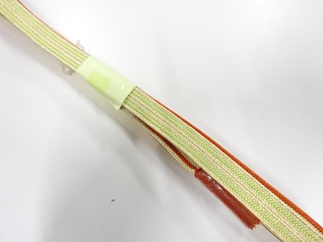 未使用品　正絹　撚り房　手組帯締め